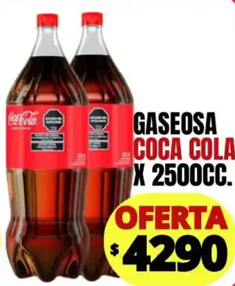Coca cola gaseosa
