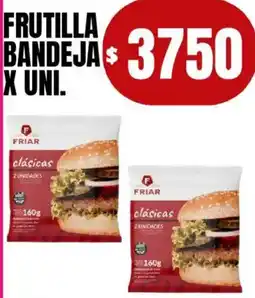 Supermercados Mariano Max Friar frutilla bandeja oferta