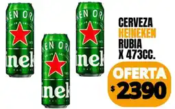 Supermercados Mariano Max Heineken cerveza rubia oferta