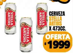Supermercados Mariano Max Cerveza stella artois oferta