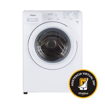 Frávega Lavarropas Carga Frontal Whirlpool 6Kg 800 RPM WNQ06AB oferta