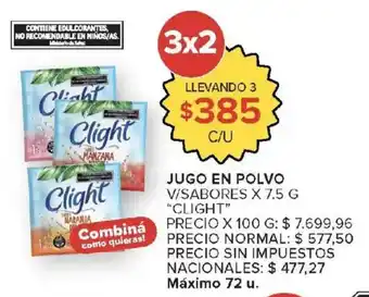 Clight jugo en polvo