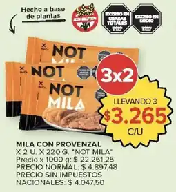 Carrefour Market Not mila mila con provenzal oferta