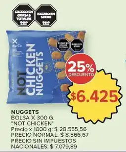 Carrefour Market Not chicken nuggets oferta