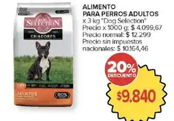 Carrefour Market Dog selection alimento para perros adultos oferta