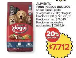 Carrefour Market Purina dogui alimento para perros adultos oferta