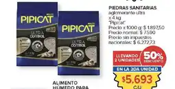Carrefour Market Pipicat piedras sanitarias aglomerante ultra oferta