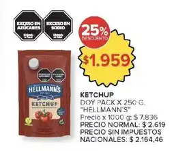 Carrefour Market Hellmann's ketchup oferta