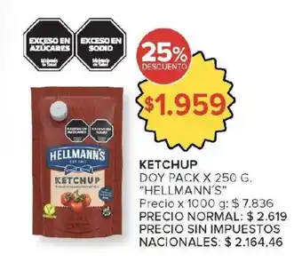 Carrefour Market Hellmann's ketchup oferta