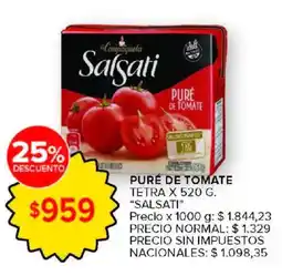 Carrefour Market Salsati puré de tomate oferta