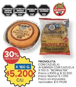 Carrefour Market Nonna pía provoleta ahumada oferta