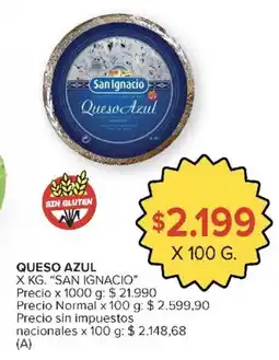 Carrefour Market San Ignacio queso azul oferta