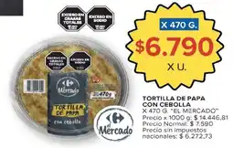 Carrefour Market El mercado tortilla de papa con cebolla oferta