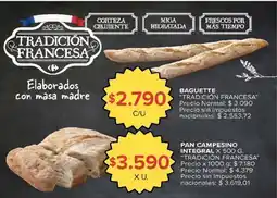Carrefour Market Tradición francesa baguette oferta