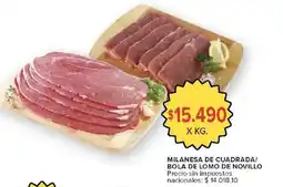 Carrefour Market Milanesa de cuadrada/ bola de lomo de novillo oferta