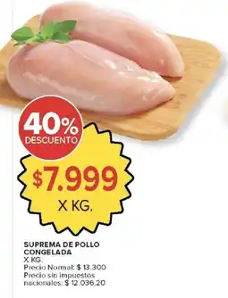 Carrefour Market Suprema de pollo congelada oferta