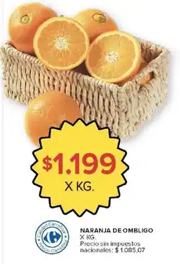 Carrefour Market Naranja de ombligo oferta