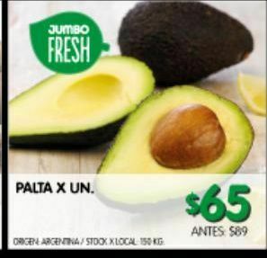 Jumbo Palta x un oferta
