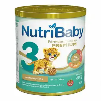 Walmart Leche En Polvo Nutribaby 3 Lata 800 Gr oferta