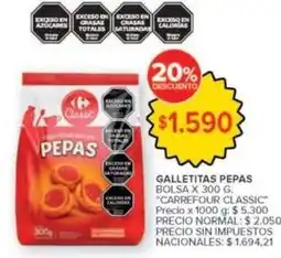 Carrefour Market Carrefour - galletitas pepas oferta