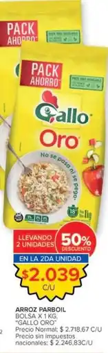 Carrefour Market Gallo oro - arroz parboil oferta