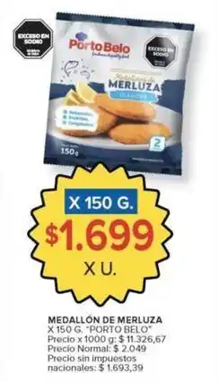 Carrefour Market Porto belo - medallón de merluza oferta