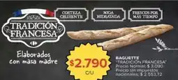 Carrefour Market Carrefour - baguette tradición francesa oferta