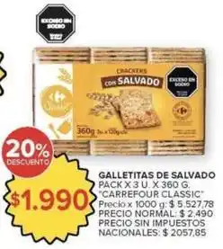 Carrefour Market Carrefour - galletitas de salvado oferta