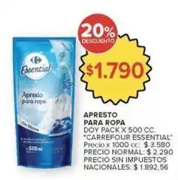 Carrefour Market Carrefour - apresto para ropa oferta