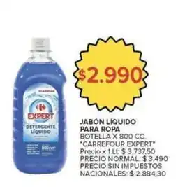 Carrefour Market Carrefour - jabón líquido detergente líquido oferta