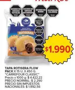 Tapa rotisera flow