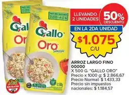 Carrefour Market Gallo oro - arroz largo fino 00000 oferta
