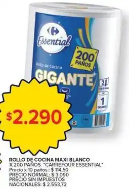 Carrefour Market Gigante - rollo de cocina oferta