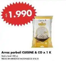 Disco Cuisine - arroz parboil oferta