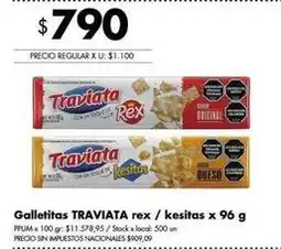 Disco Traviata - galletitas rex / kesitas oferta