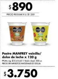 Disco Manfrey - postre oferta