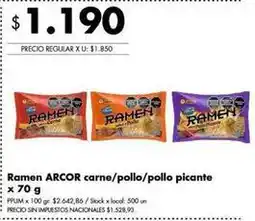Disco Arcor - ramen oferta