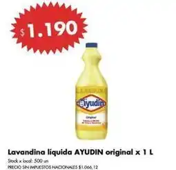 Disco Ayudin - lavandina líquida original oferta
