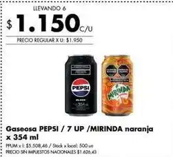 Disco Gaseosa oferta
