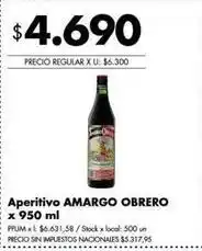Disco Amargo obrero - aperitivo oferta