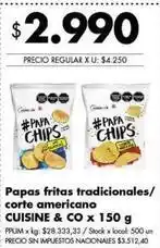 Disco Papas fritas tradicionales/corte americano oferta
