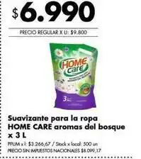 Disco Suavizante para la ropa aromas del bosque oferta