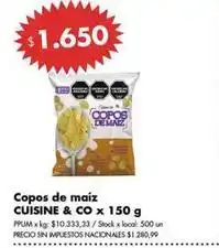 Disco Cuisine - cereales copos de maíz oferta