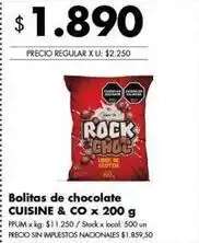 Disco Bolitas de chocolate oferta