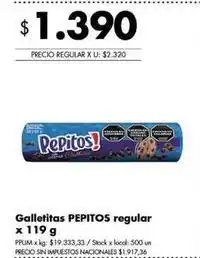 Disco Pepitos - galletitas regular oferta