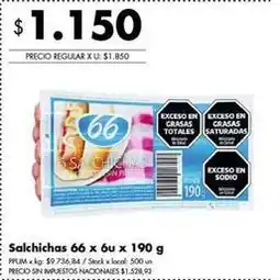 Disco 66 - salchichas oferta