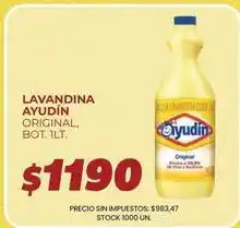 Supermercados Vea Lavandina original oferta