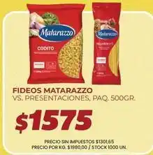 Matarazzo - fideos codito / tallarin