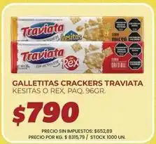 Supermercados Vea Traviata - galletitas crackers kesitas o rex oferta