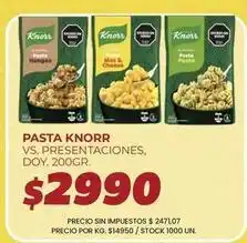 Supermercados Vea Knorr - pasta knorr oferta